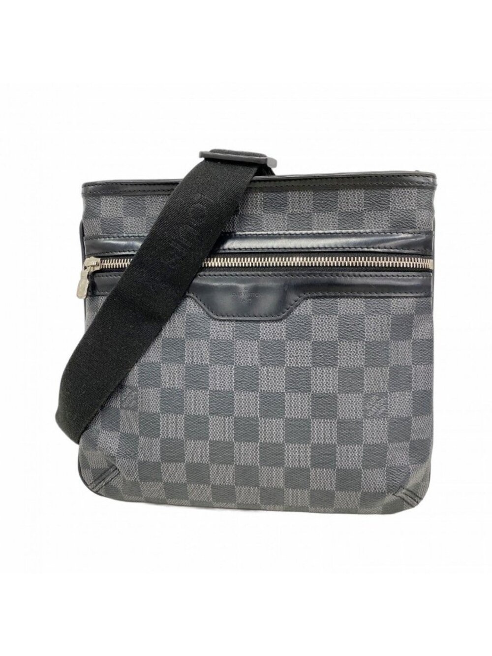 Louis Vuitton Shoulder Bag Damier Graphite Black
